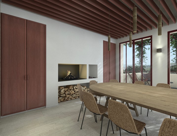 Transformation et extension - villa avec chambres d'hôtes et piscine Impressie 4