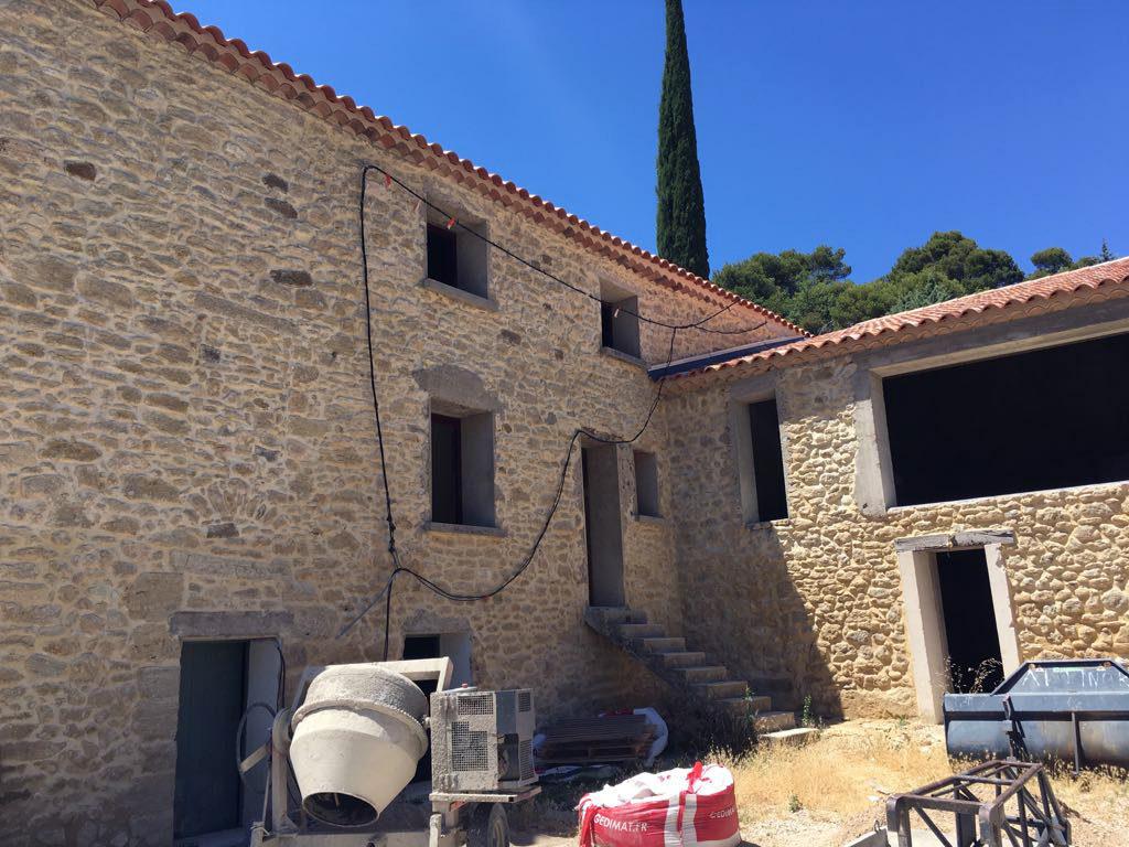 Transformation et extension - villa avec chambres d'hôtes et piscine  Impressie 2