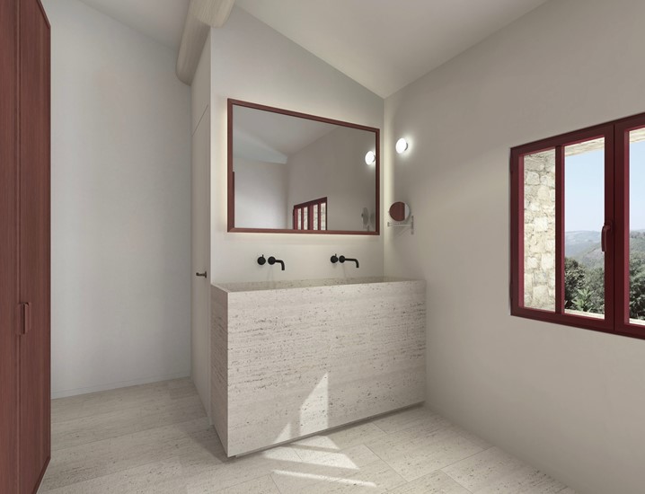 Transformation et extension - villa avec chambres d'hôtes et piscine Impressie 3