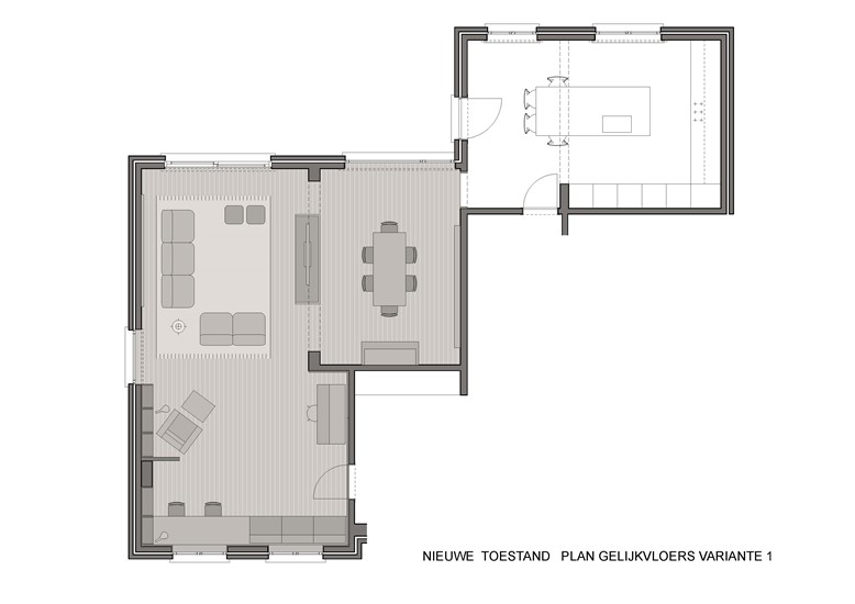 Verbouwing – vrijstaande woning Ontwerp Impressie 1
