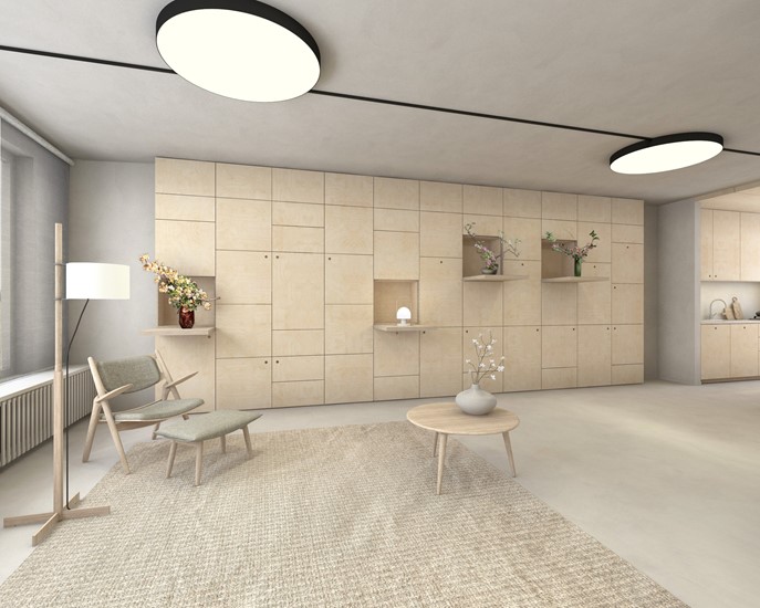 Verbouwing - rijwoning met flexibiliteit wonen / werken Impressie 1