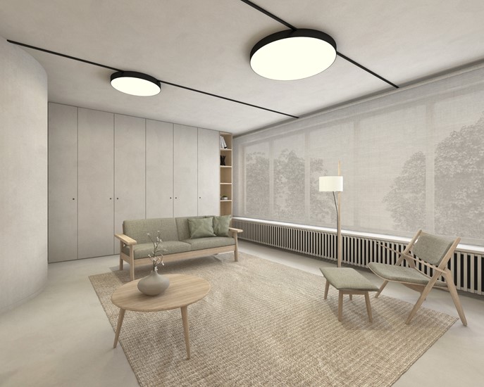 Verbouwing - rijwoning met flexibiliteit wonen / werken Impressie 1