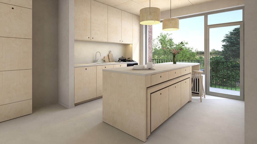 Verbouwing - rijwoning met flexibiliteit wonen / werken Impressie 1